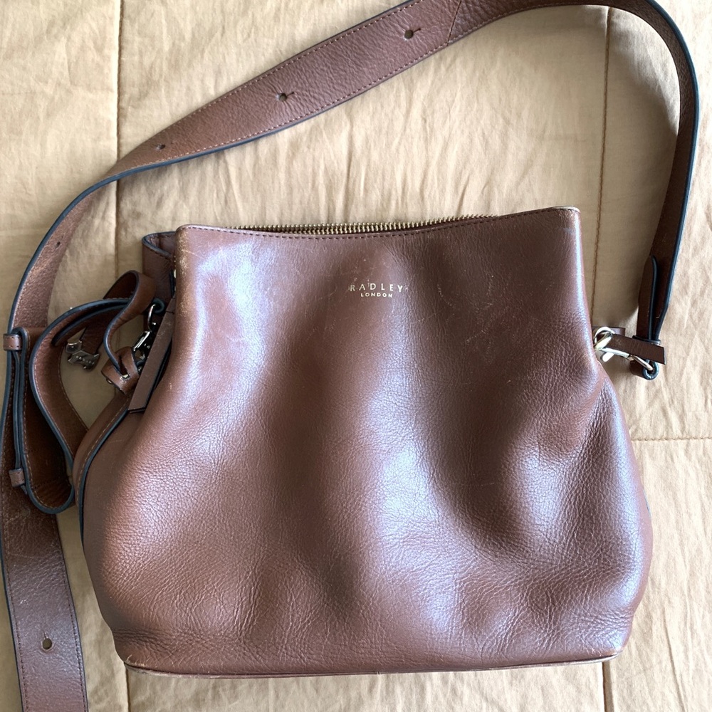 Radley London Brown Leather Crossbody Bag